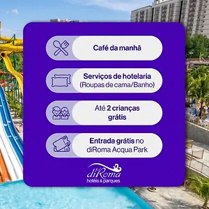  Hotel Diroma Lacqua III Direto Com O Grupo Diroma Com Acesso Ao Acqua Park E Cafe Da Manha